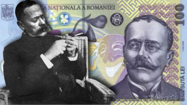 Caragiale, un cheltuitor notoriu, a ajuns postum pe bancnota de 100 de lei