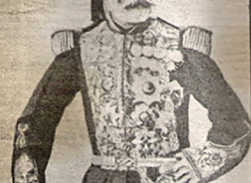 Comandantul suprem al tuturor trupelor din Imperiul Otoman, fotografiat cu puţin înaintea morţii sale din 1871