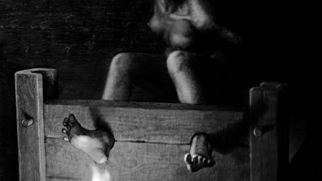 Focul era deseori folosit pentru tortură