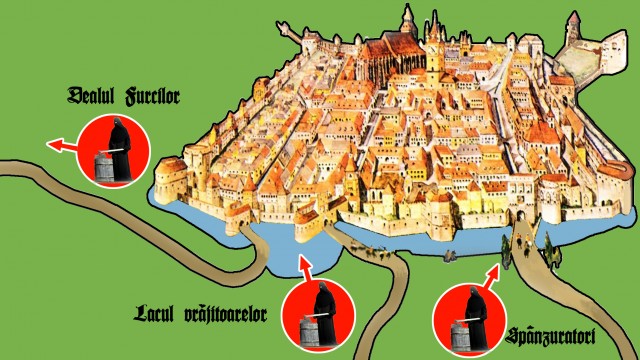 Lcurile de execuţie din afara cetăţii