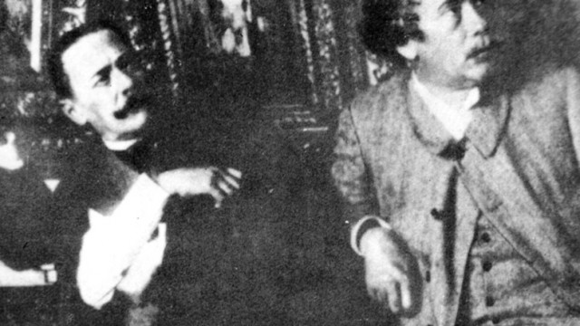 Ion Luca Caragiale, alături de avocatul său, Barbu Ştefănescu Delavrancea