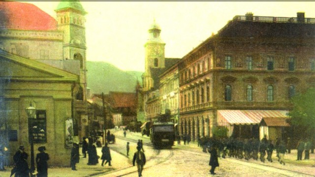 Liniile de tramvai se bifurcau la capătul actualei străzi Mureşenilor