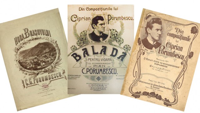 Partituri ale operelor lui Ciprian Porumbescu