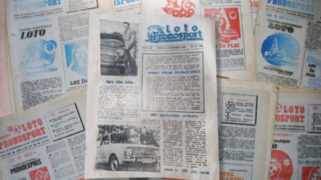 Colecţie a revistei "Loto-Pronosport" al cărei prim număr a apărut în 1954