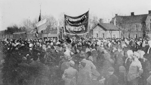Manifestaţie bolşevică la Chişinău