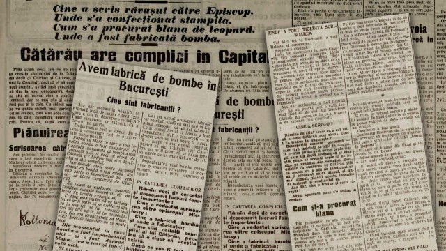 Blana în care a fost învelită bomba, elementul de bază al anchetei poliţiei